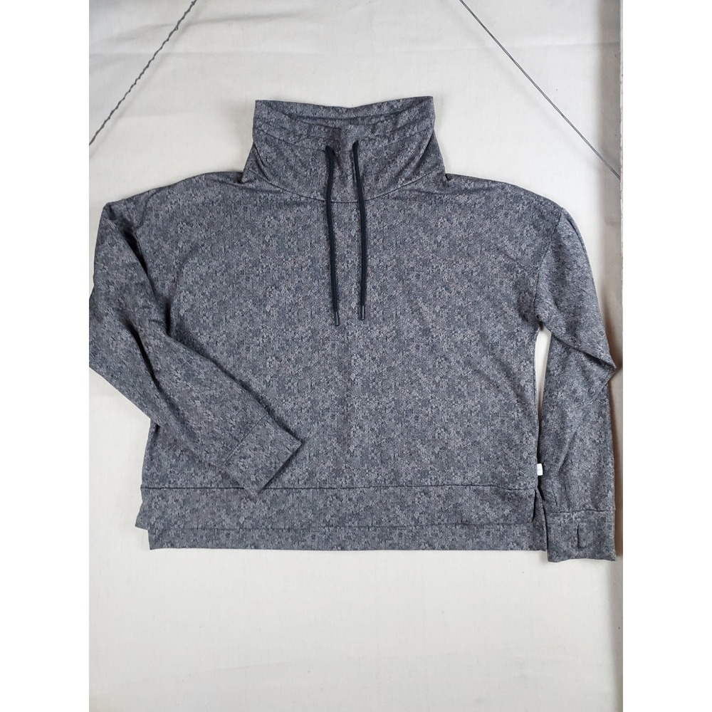 Mondetta Performance Luxe Hoodie Women's XL Gray Marled Stretch Athleisure - Picture 5 of 16